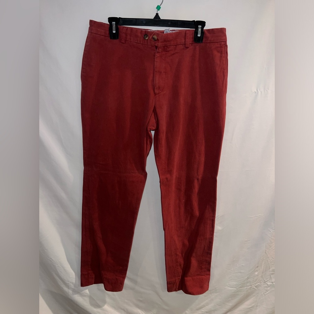Mens size 34 Sartoria Rossi burnt orange dress pants